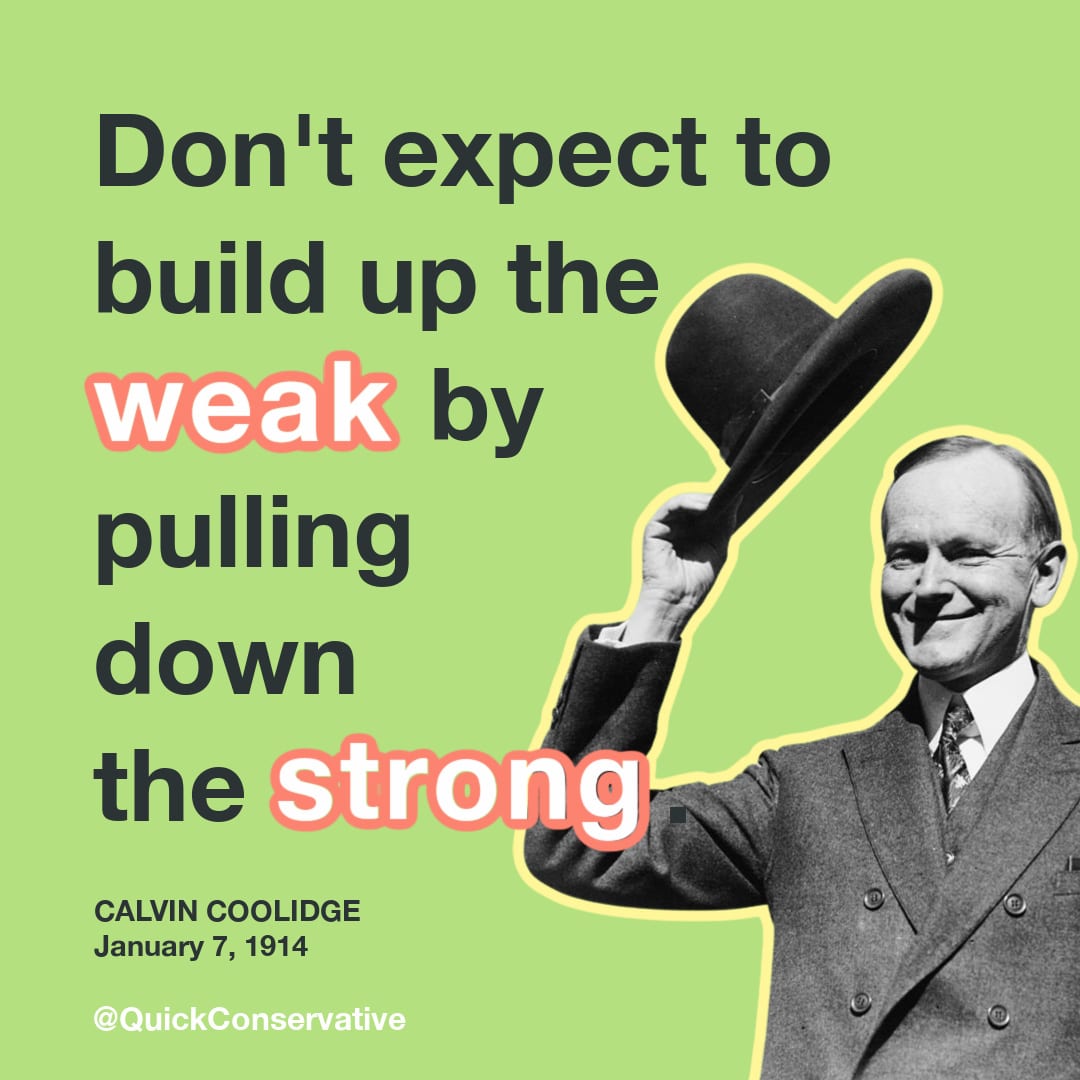 Pulling Down Strong Calvin Coolidge