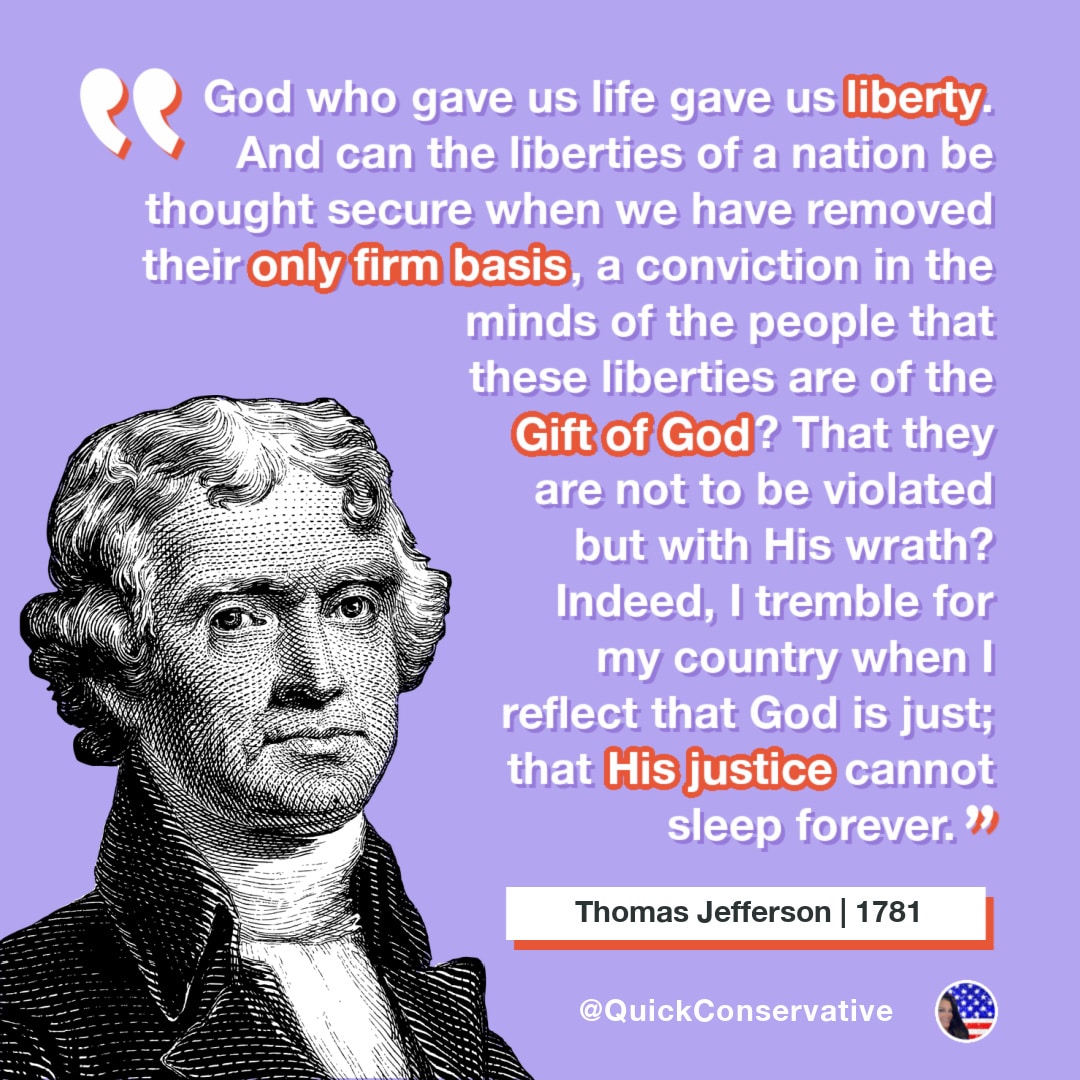 Thomas Jefferson God who have us life