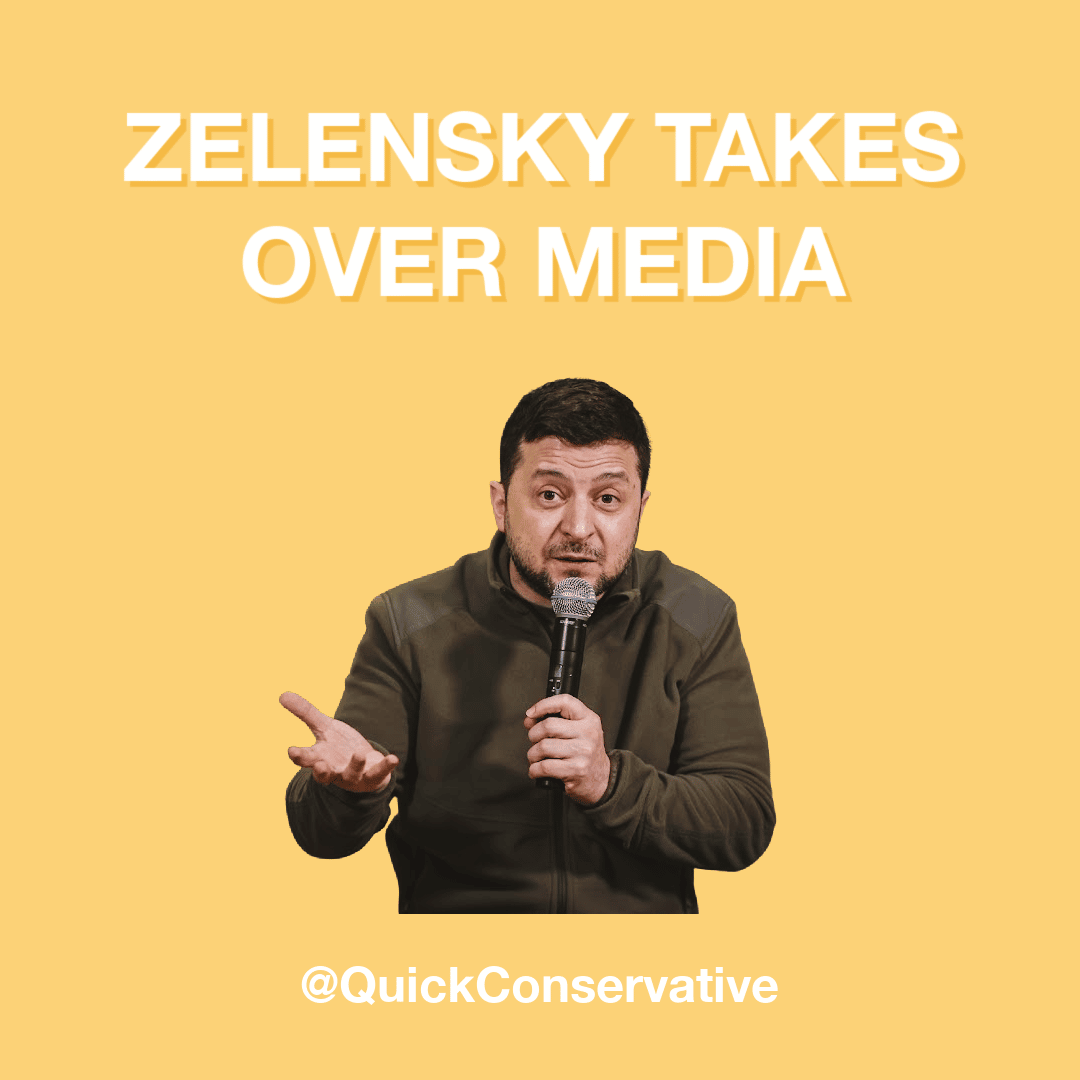 zelensky takes over media