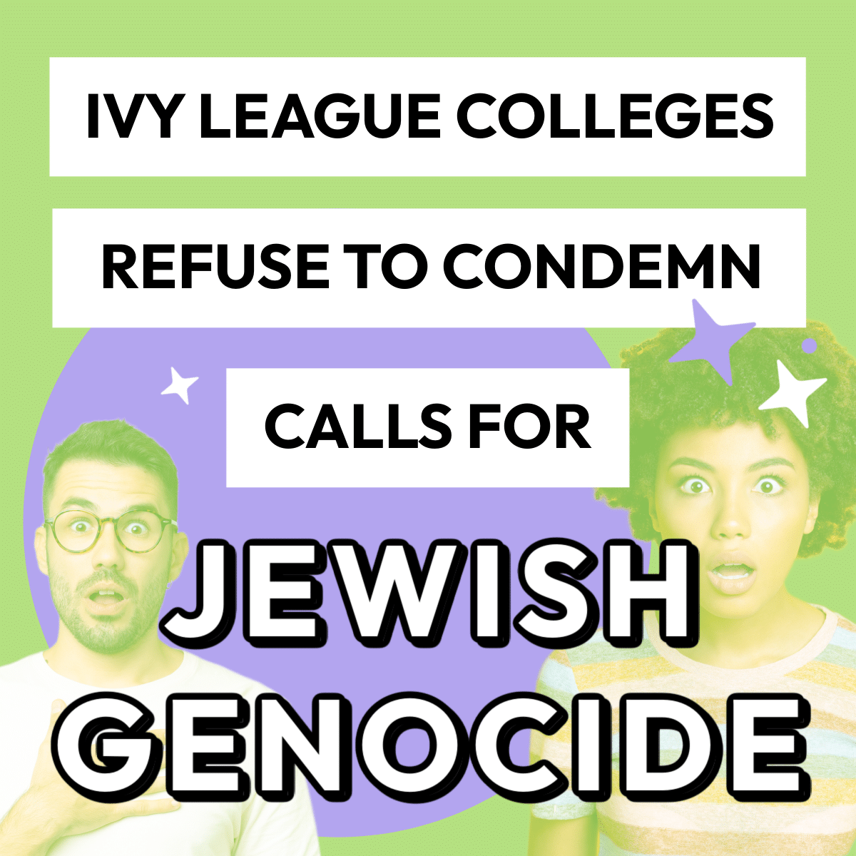 ivy league congress genocide of jews
