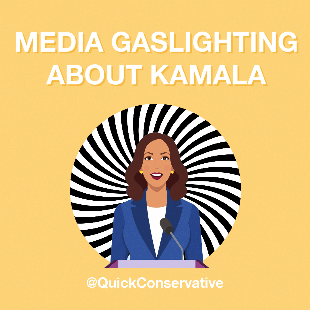 kamala harris media gaslighting and lies